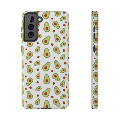 Avocado Pattern Impact-Resistant Phone Case - Fun & Functional