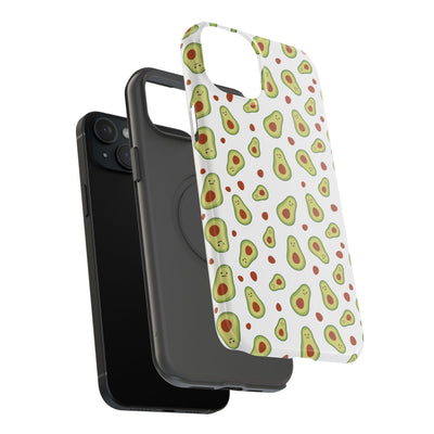 Avocado Pattern Impact-Resistant Phone Case - Fun & Functional