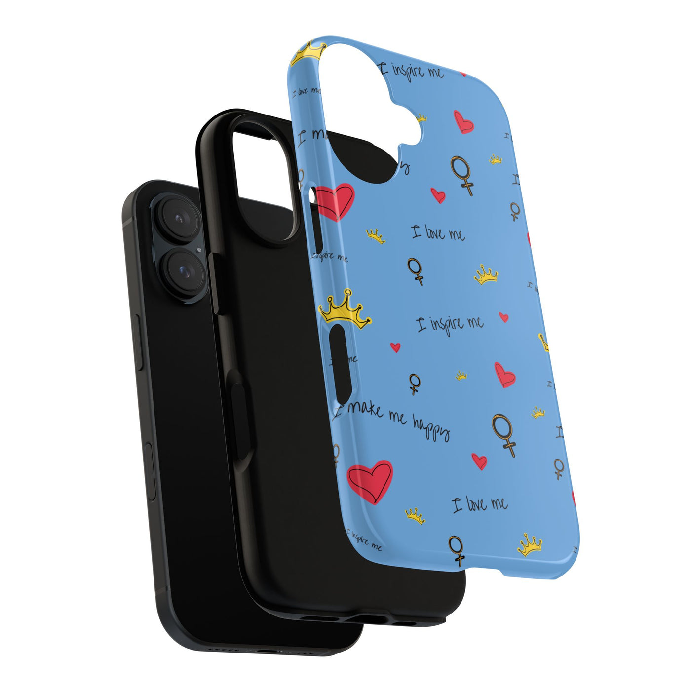 Inspiring Phone Case - 'I Love Me' Design - Tough Cases