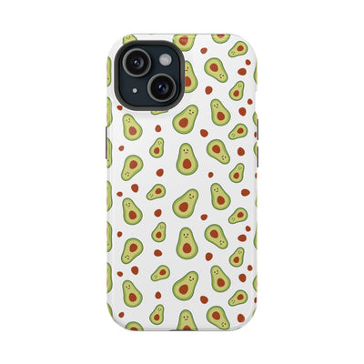 Avocado Pattern Impact-Resistant Phone Case - Fun & Functional