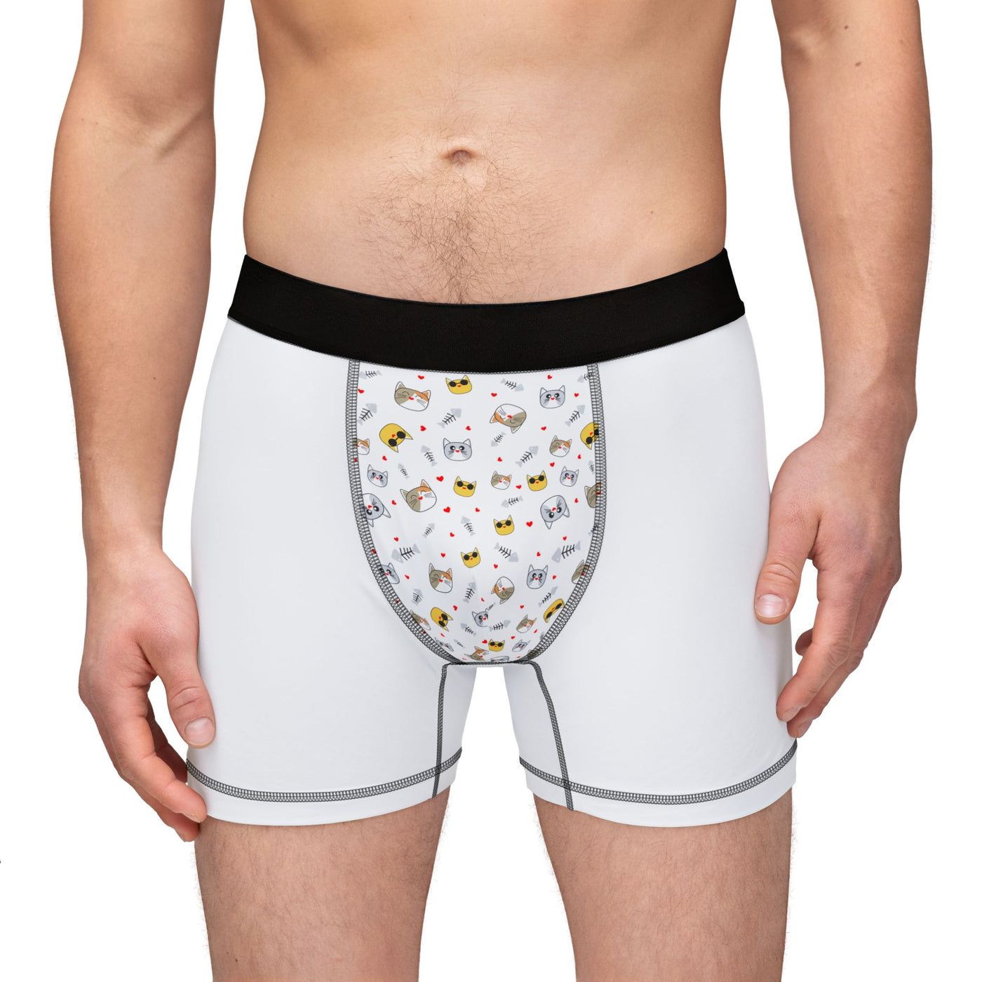 Men's Boxers - Fun All-Over Print, Comfortable Undergarments for Casual Wear, Unique Gift for Anniversaries, Birthdays, Holidays