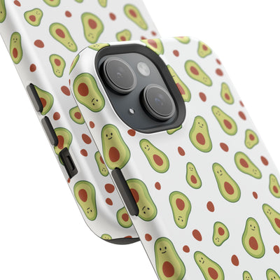 Avocado Pattern Impact-Resistant Phone Case - Fun & Functional