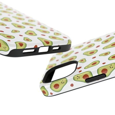 Avocado Pattern Impact-Resistant Phone Case - Fun & Functional