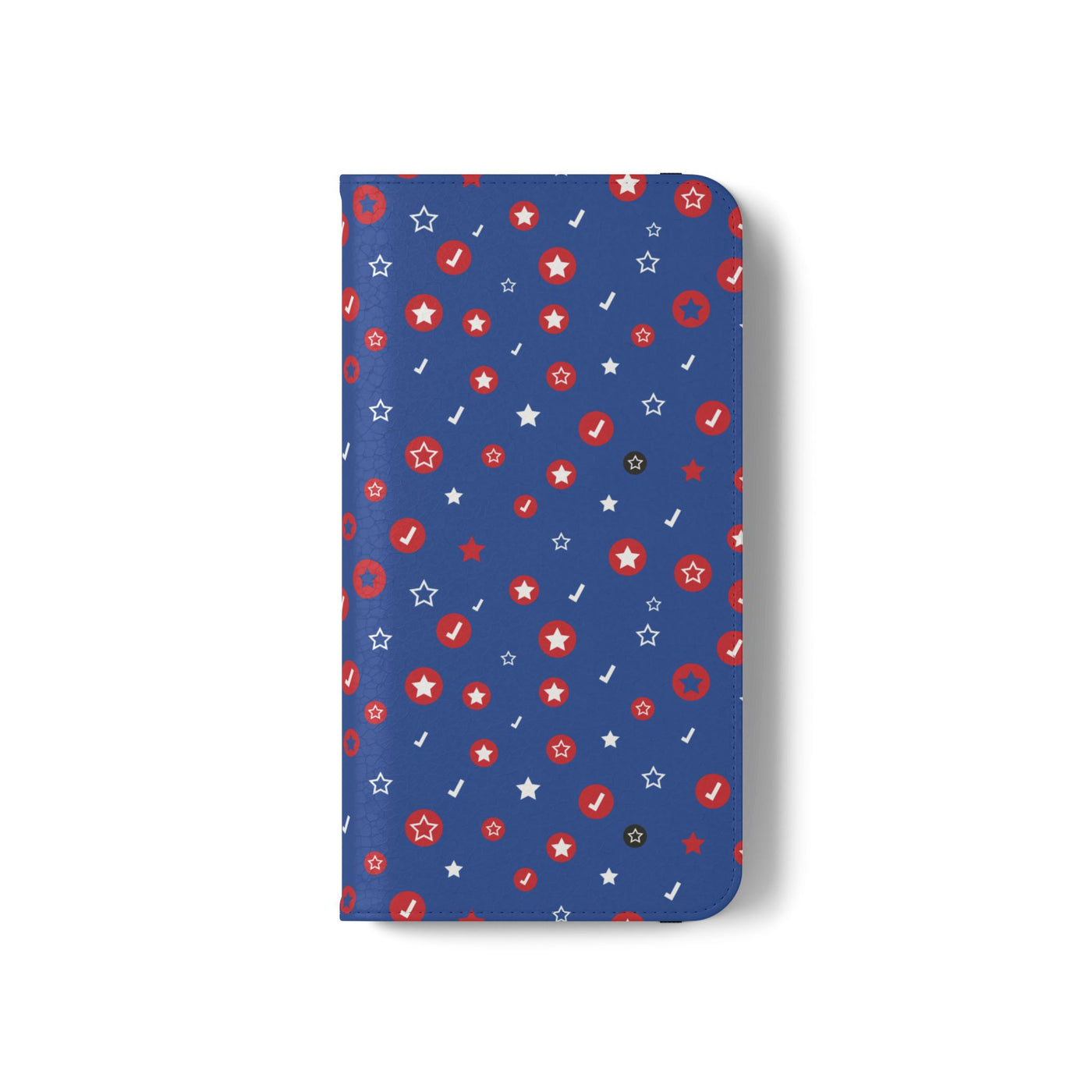 Patriotic Flip Case for Smartphones - Fun Stars and Stripes Design
