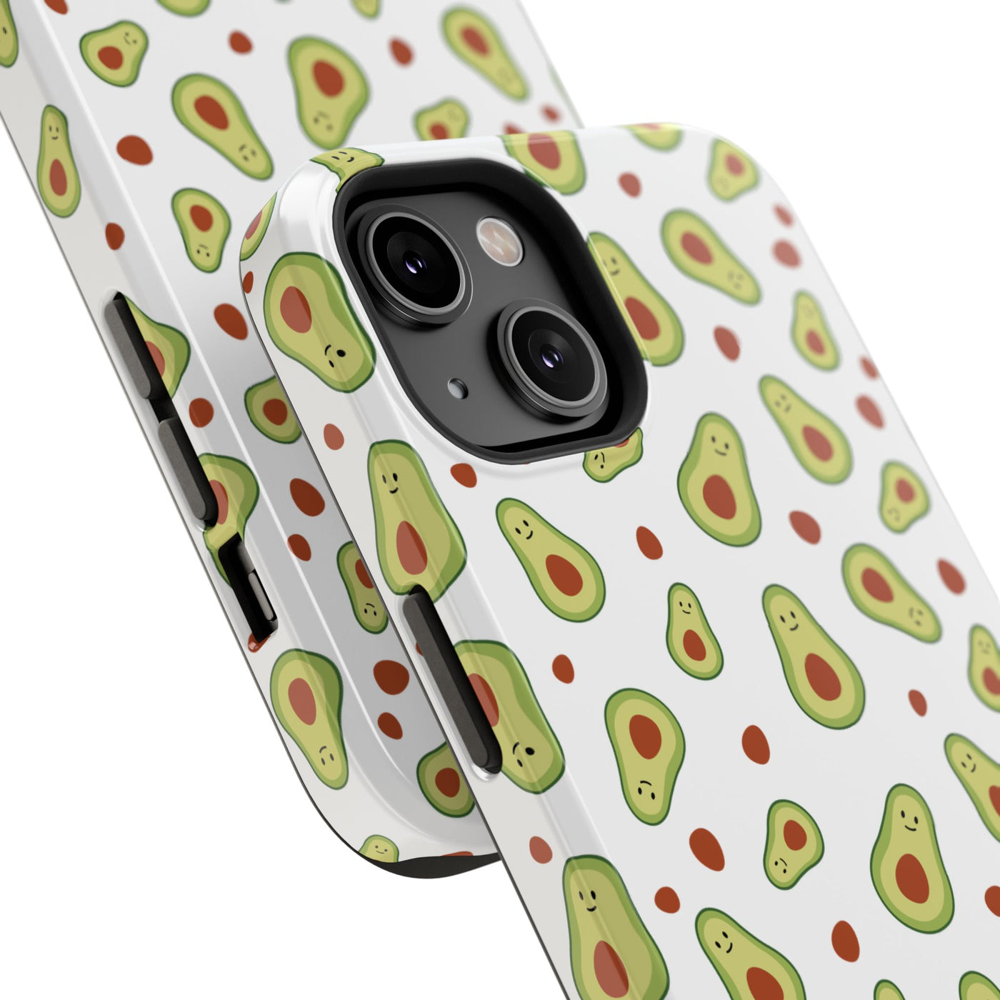 Avocado Pattern Impact-Resistant Phone Case - Fun & Functional