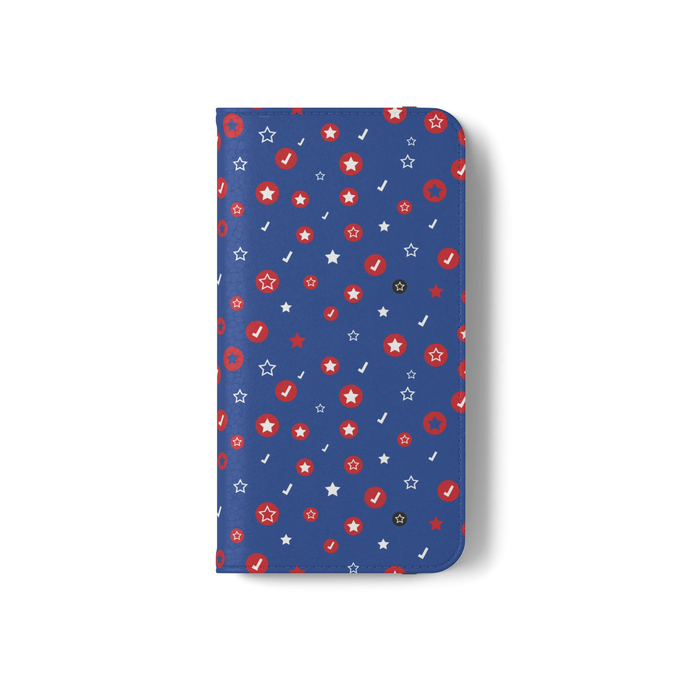 Patriotic Flip Case for Smartphones - Fun Stars and Stripes Design