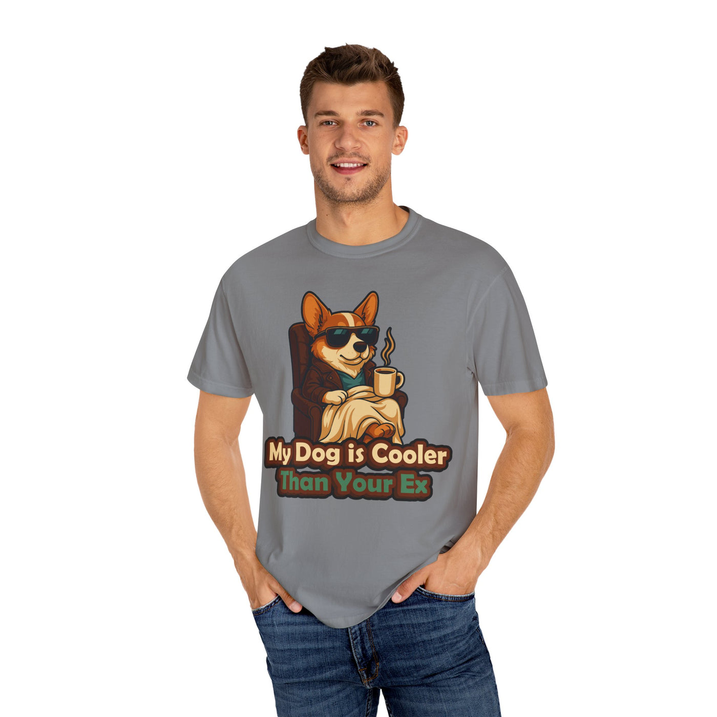 Dog Lover T-Shirt - Funny Cool Dog Quote Unisex Garment-Dyed Tee