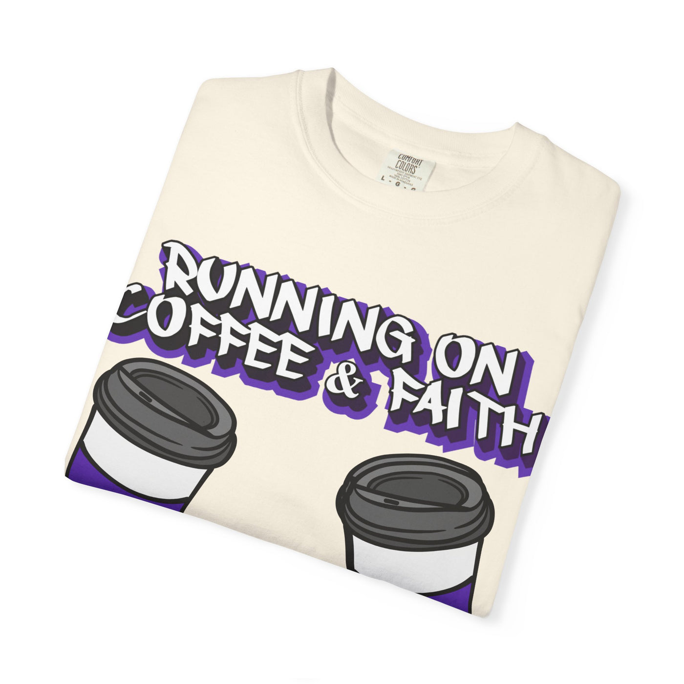 Coffee & Faith Unisex T-Shirt, Casual Wear, Gift for Coffee Lovers, Faith-Inspired Apparel, Comfortable Everyday Tee