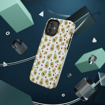 Avocado Pattern Impact-Resistant Phone Case - Fun & Functional