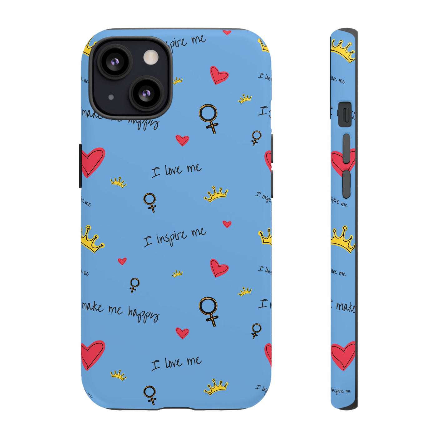 Inspiring Phone Case - 'I Love Me' Design - Tough Cases