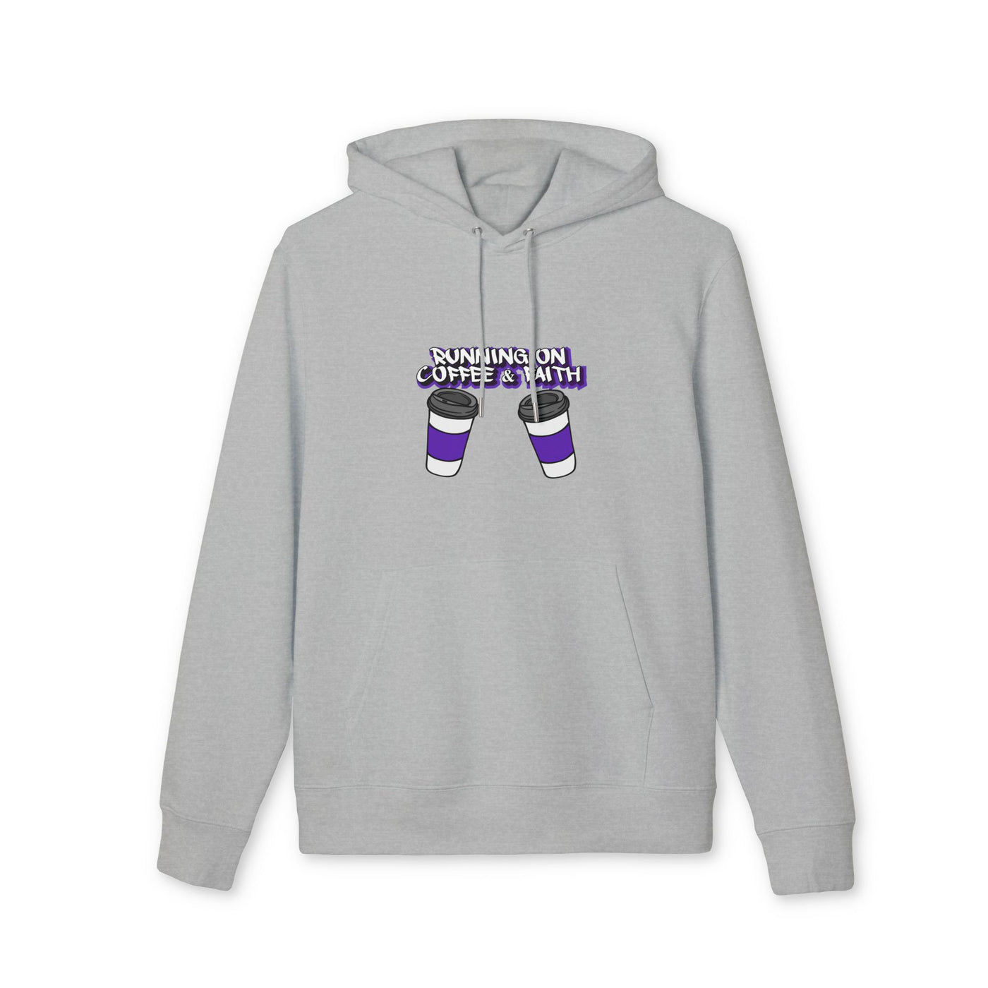 Unisex Hoodie - "Running on Coffee & Faith" Casual Wear