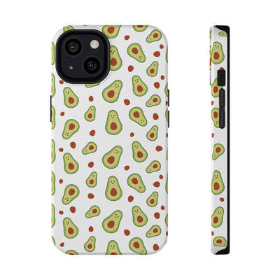 Avocado Pattern Impact-Resistant Phone Case - Fun & Functional