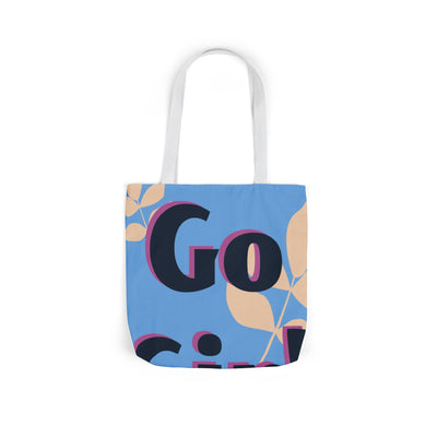Empowering Canvas Tote Bag | Go Girl Design, Eco-Friendly Shopping Bag, Boho Style, Gift for Her, Everyday Carryall