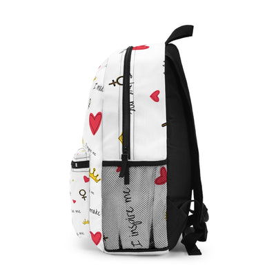 Fun Feminine Backpack, Cute Design, Gifts for Her, School Bag, Travel Backpack, Everyday Use, Stylish Rucksack