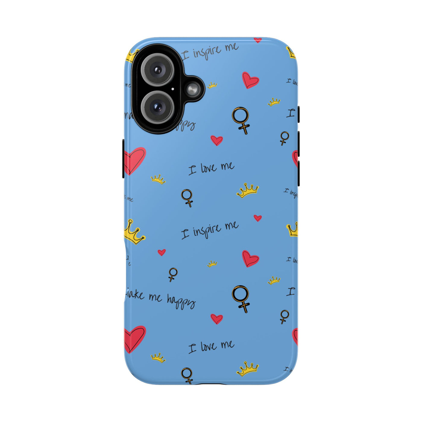 Inspiring Phone Case - 'I Love Me' Design - Tough Cases