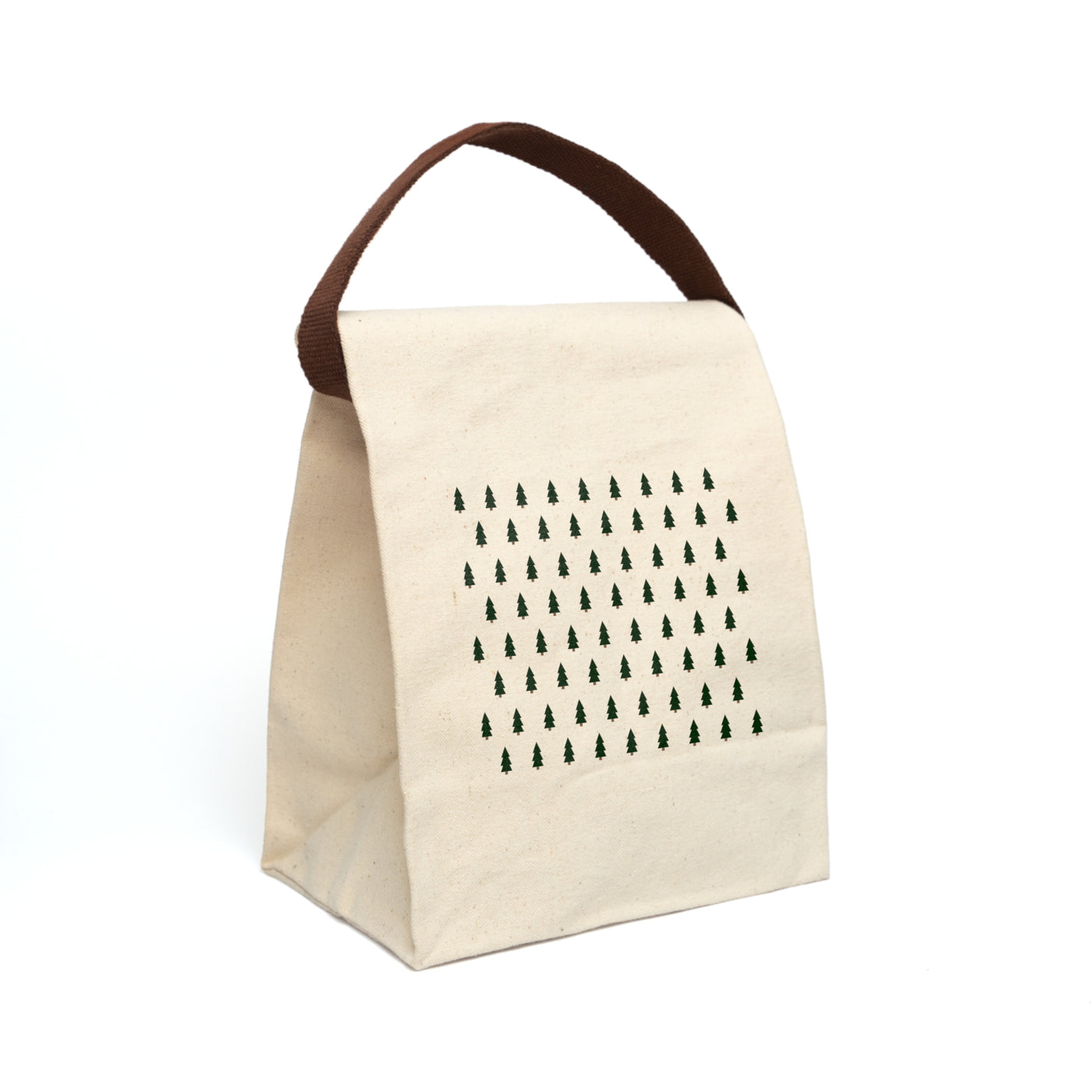 Eco-Friendly Canvas Lunch Bag with Tree Design - Perfect for Picnics & Daily Use