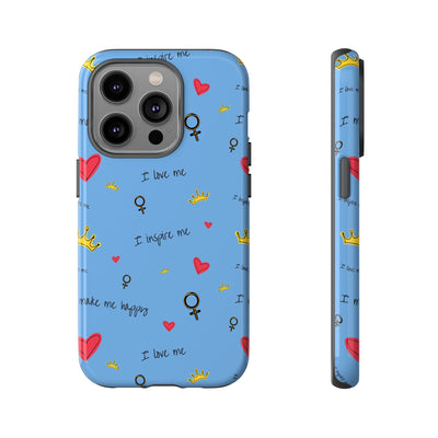 Inspiring Phone Case - 'I Love Me' Design - Tough Cases