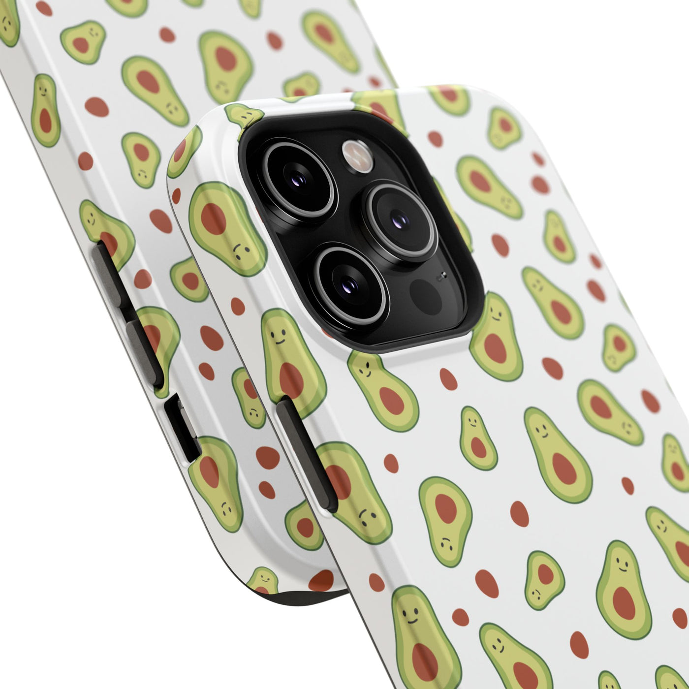 Avocado Pattern Impact-Resistant Phone Case - Fun & Functional