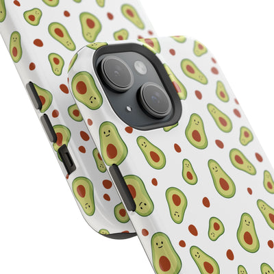 Avocado Pattern Impact-Resistant Phone Case - Fun & Functional