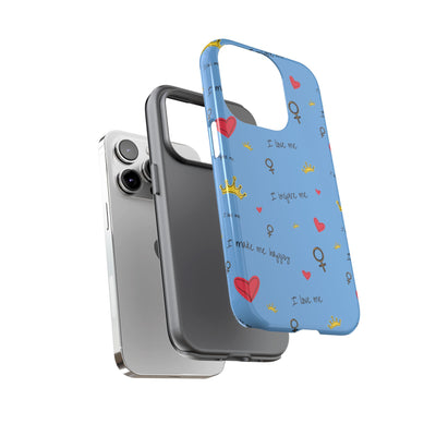 Inspiring Phone Case - 'I Love Me' Design - Tough Cases