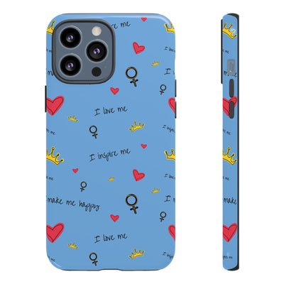 Inspiring Phone Case - 'I Love Me' Design - Tough Cases