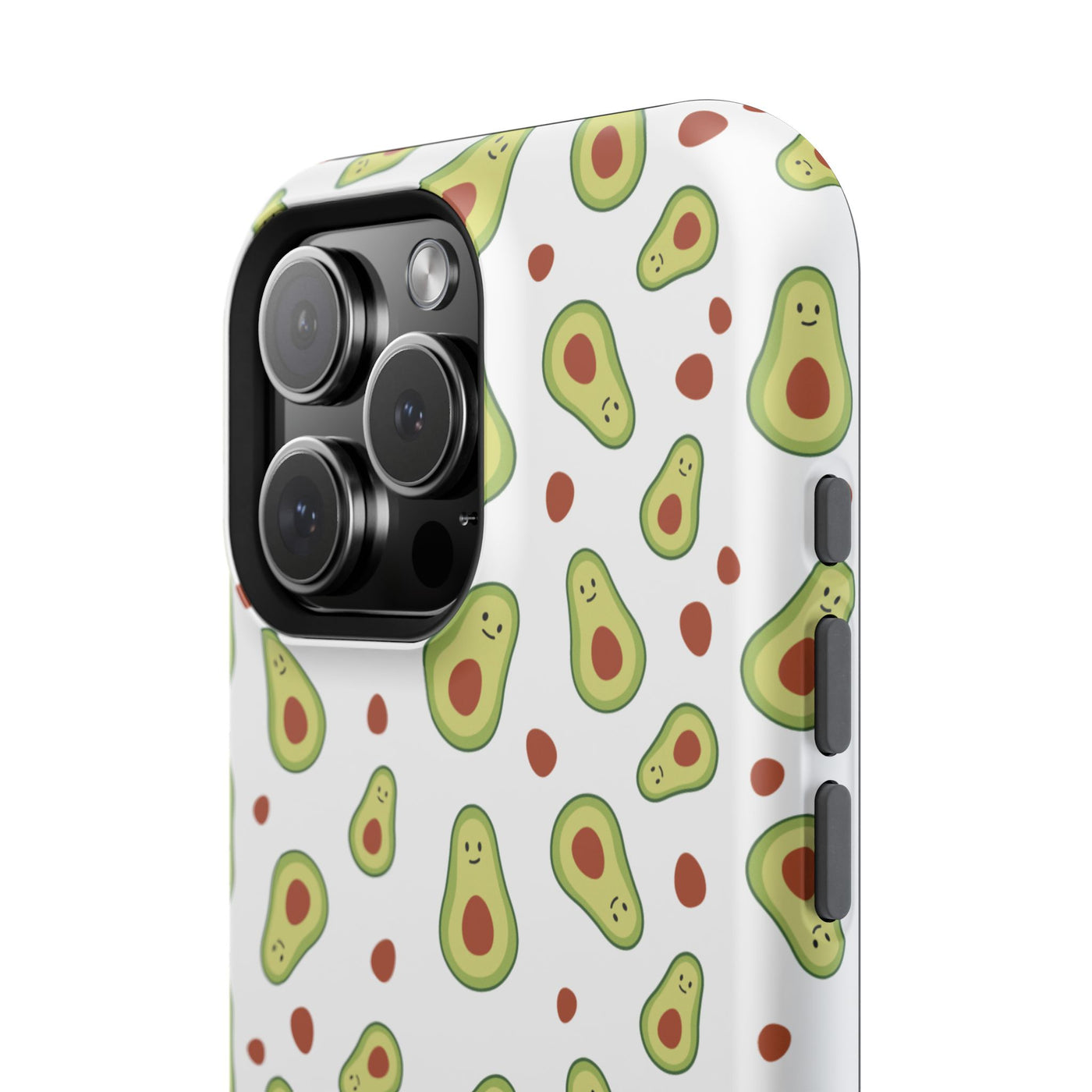 Avocado Pattern Impact-Resistant Phone Case - Fun & Functional