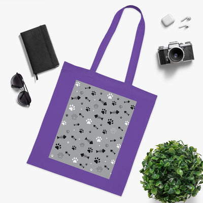 Cute Pet Themed Cotton Tote Bag - Perfect for Animal Lovers