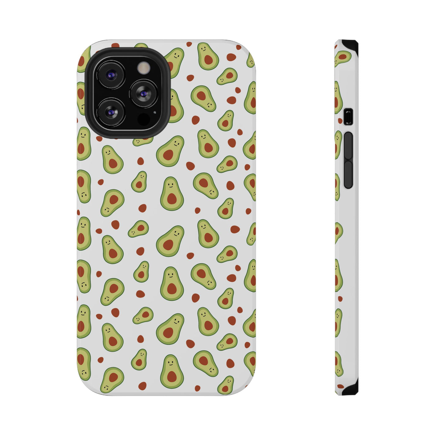 Avocado Pattern Impact-Resistant Phone Case - Fun & Functional