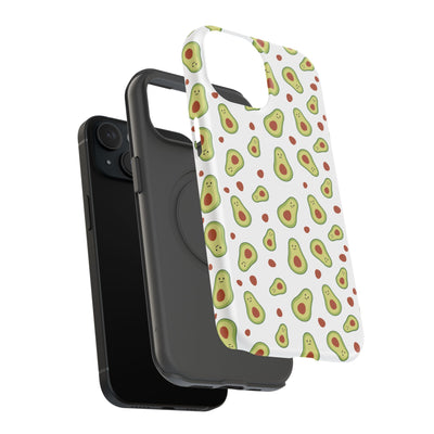 Avocado Pattern Impact-Resistant Phone Case - Fun & Functional