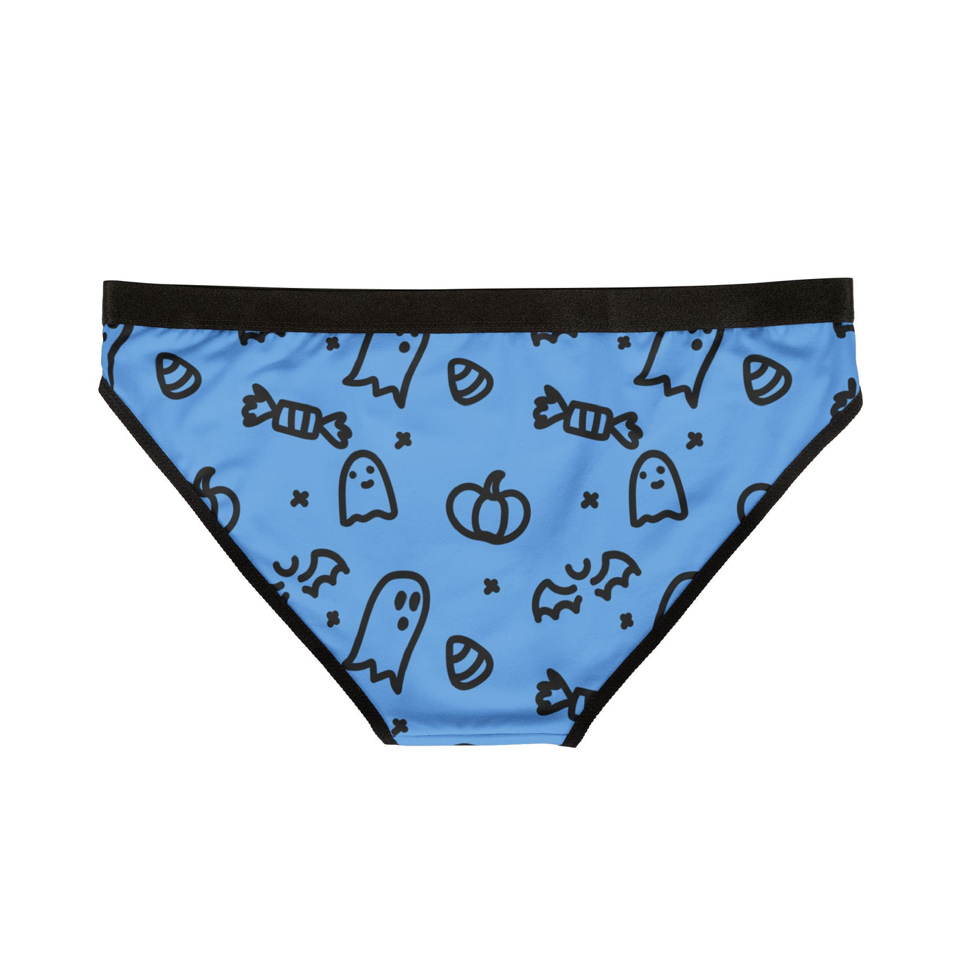 Festive Halloween Women's Underwear - Cute Ghost & Pumpkin Design