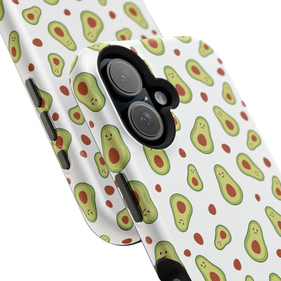 Avocado Pattern Impact-Resistant Phone Case - Fun & Functional