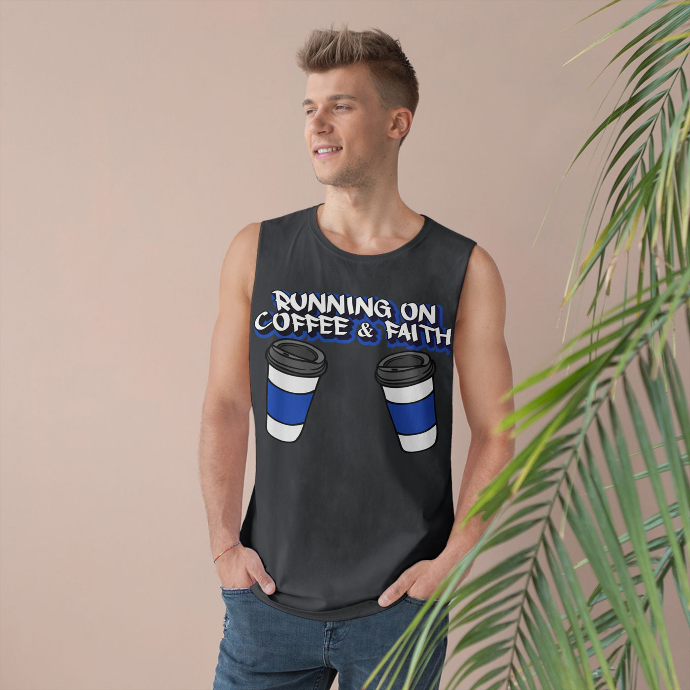 Spooky Vibes Unisex Barnard Tank - Halloween Graphic Sleeveless Tee