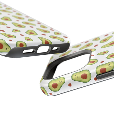 Avocado Pattern Impact-Resistant Phone Case - Fun & Functional