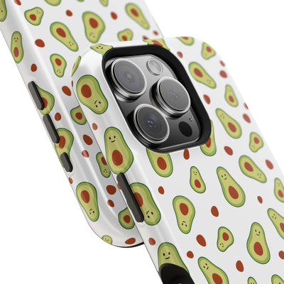 Avocado Pattern Impact-Resistant Phone Case - Fun & Functional