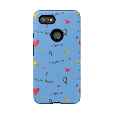 Inspiring Phone Case - 'I Love Me' Design - Tough Cases