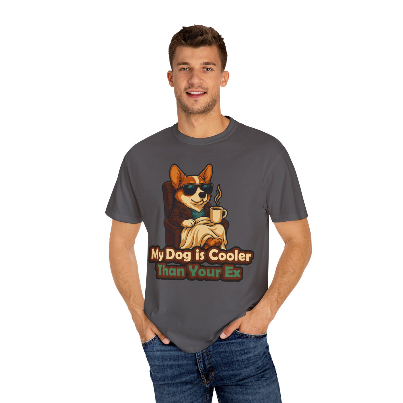 Dog Lover T-Shirt - Funny Cool Dog Quote Unisex Garment-Dyed Tee