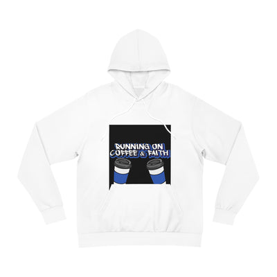 Running on Coffee & Faith Hoodie - Cozy Inspirational Sweatshirt