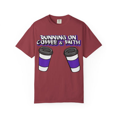 Coffee & Faith Unisex T-Shirt, Casual Wear, Gift for Coffee Lovers, Faith-Inspired Apparel, Comfortable Everyday Tee