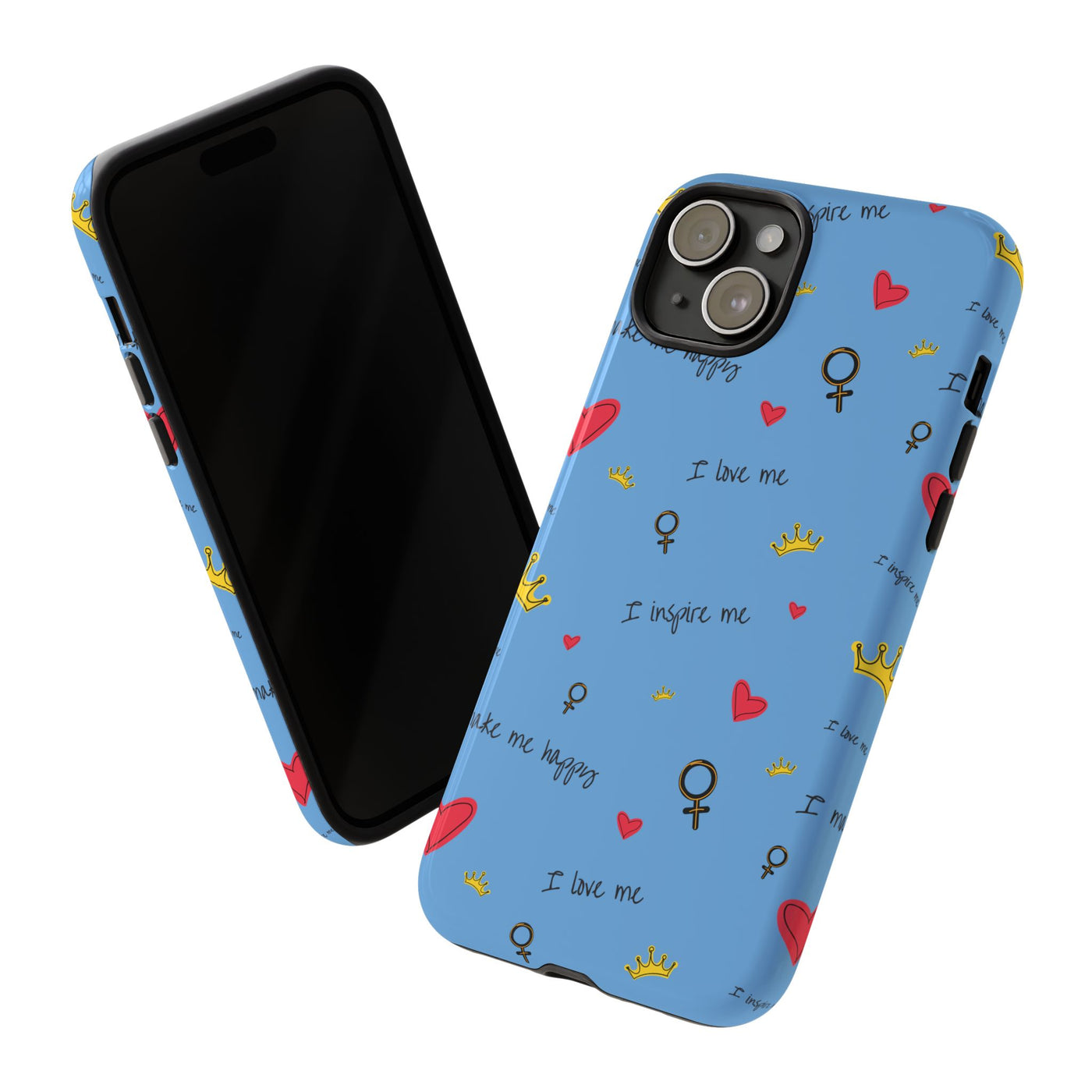Inspiring Phone Case - 'I Love Me' Design - Tough Cases
