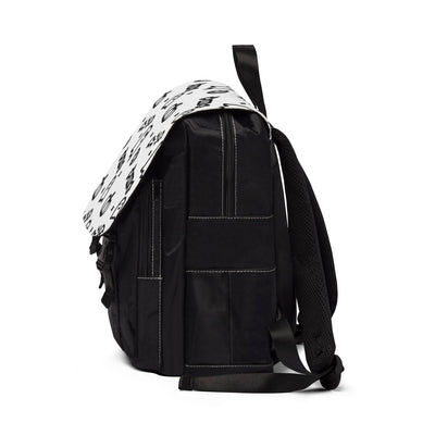 Spooky Halloween Casual Backpack - Unisex Design with Ghosts and Pumpkins