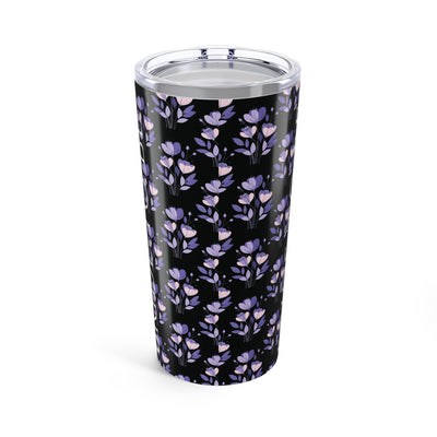 Tumbler 20oz Purple Flower Wedding Bride to Be