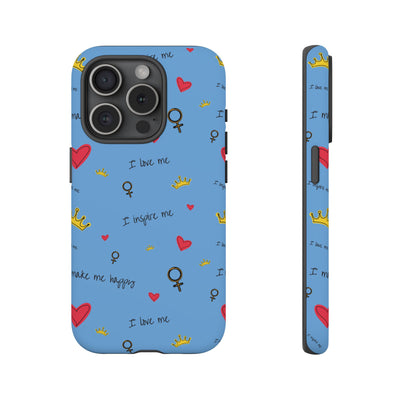 Inspiring Phone Case - 'I Love Me' Design - Tough Cases