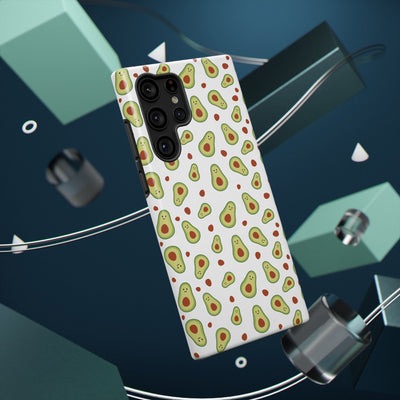 Avocado Pattern Impact-Resistant Phone Case - Fun & Functional