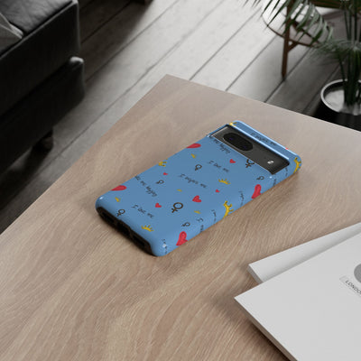 Inspiring Phone Case - 'I Love Me' Design - Tough Cases