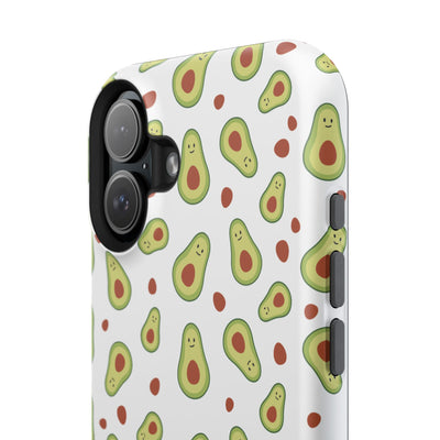 Avocado Pattern Impact-Resistant Phone Case - Fun & Functional