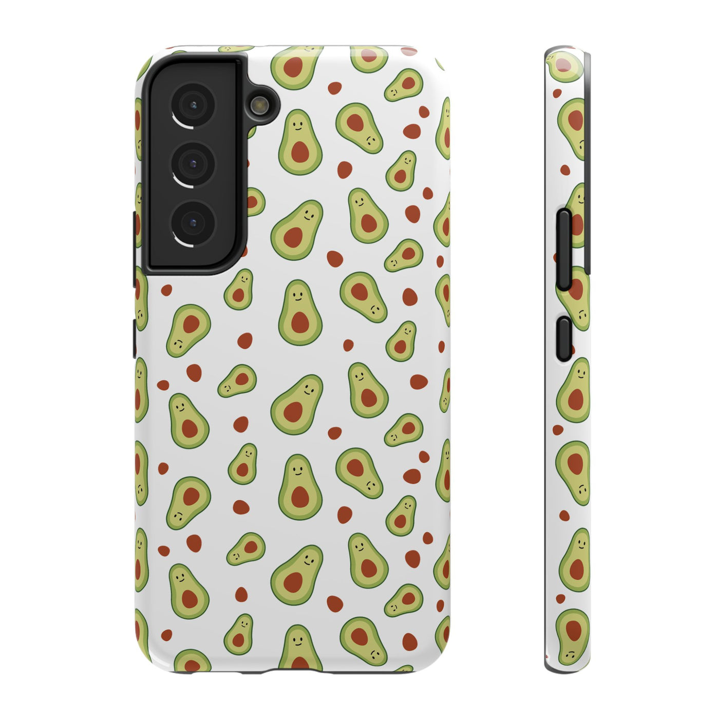 Avocado Pattern Impact-Resistant Phone Case - Fun & Functional