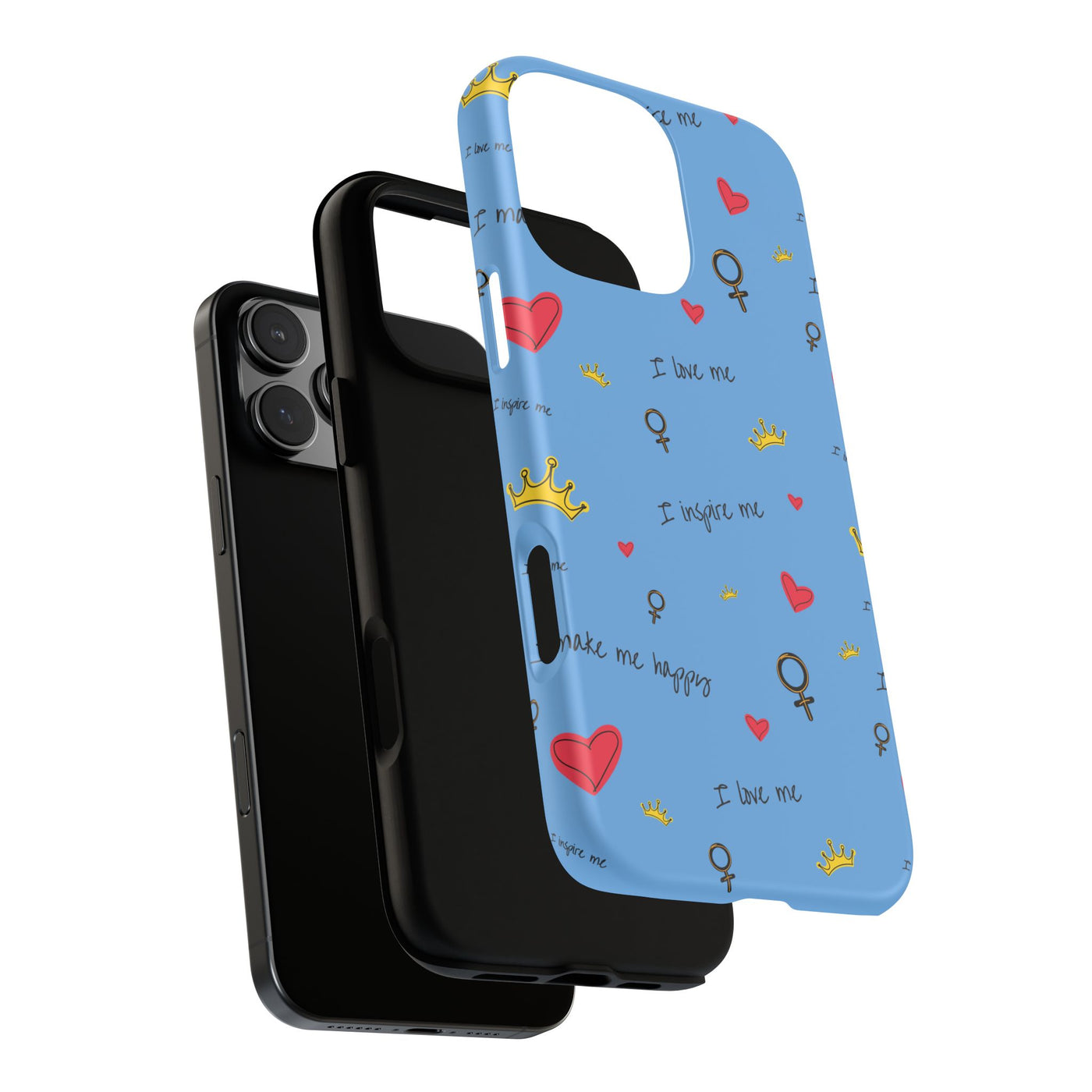 Inspiring Phone Case - 'I Love Me' Design - Tough Cases