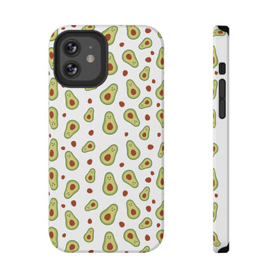 Avocado Pattern Impact-Resistant Phone Case - Fun & Functional