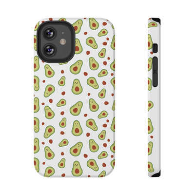 Avocado Pattern Impact-Resistant Phone Case - Fun & Functional