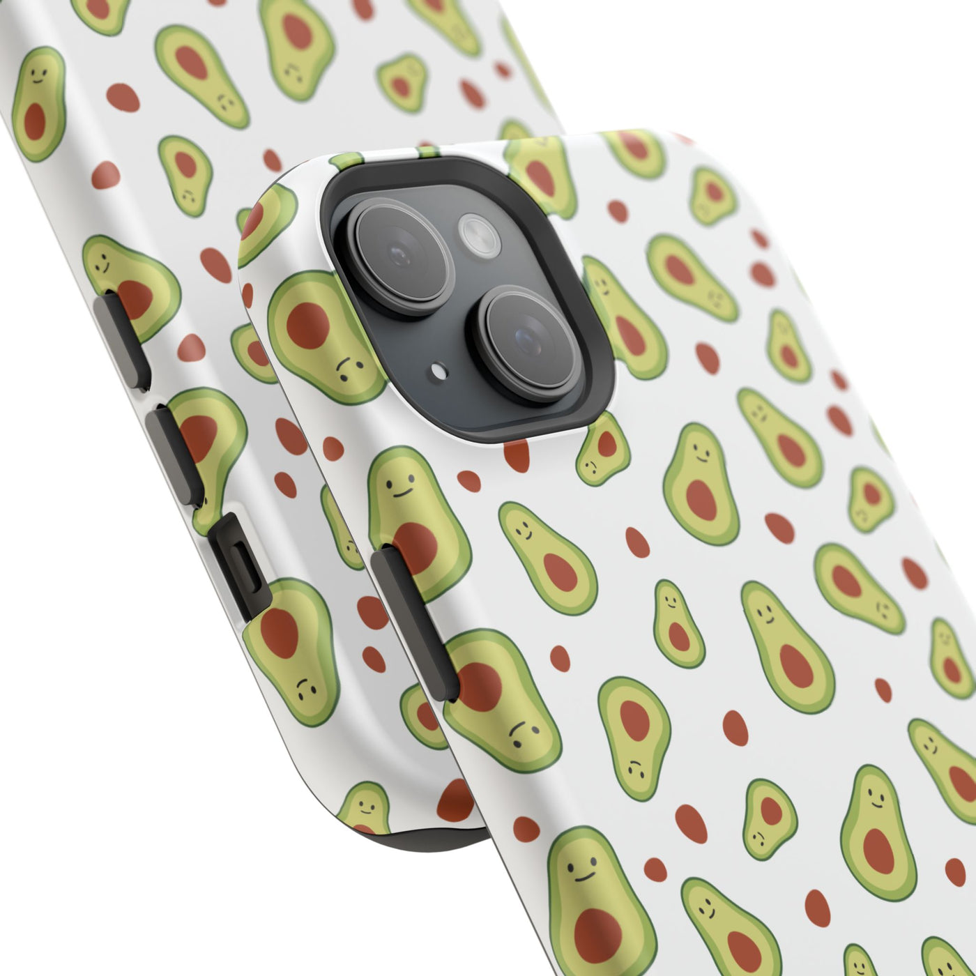 Avocado Pattern Impact-Resistant Phone Case - Fun & Functional